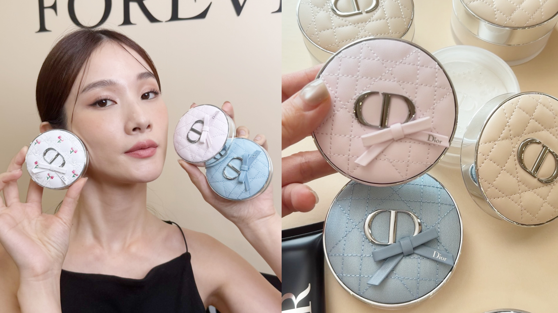 JISOO同款蝴蝶結氣墊-迪奧超完美氣墊外殼